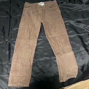 Women’s or men’s brown jeans